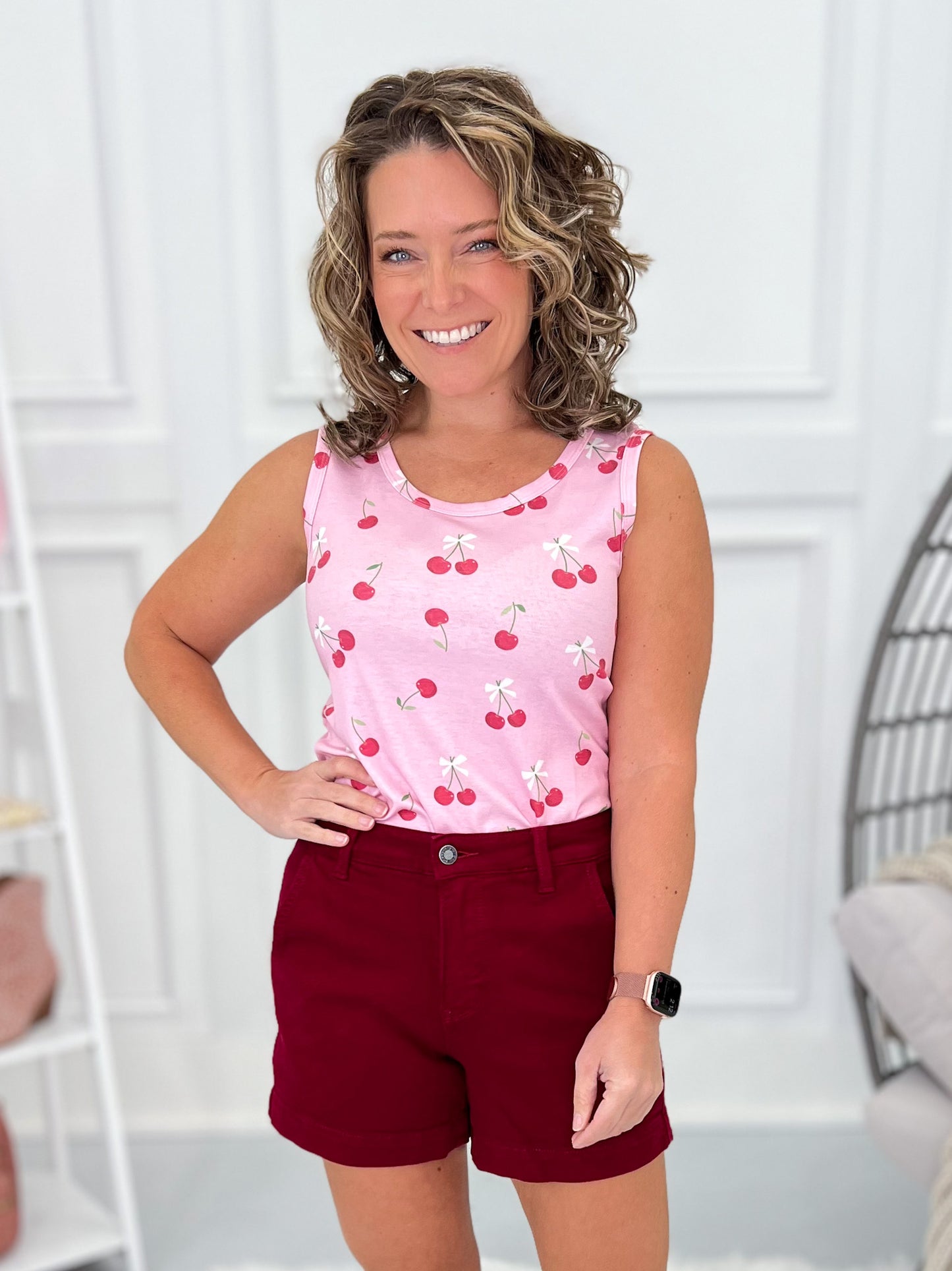 I Heart You - Judy Blue Tummy Control Heart Pocket Trouser Shorts