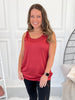 Luxe Crewneck Tank - Solid