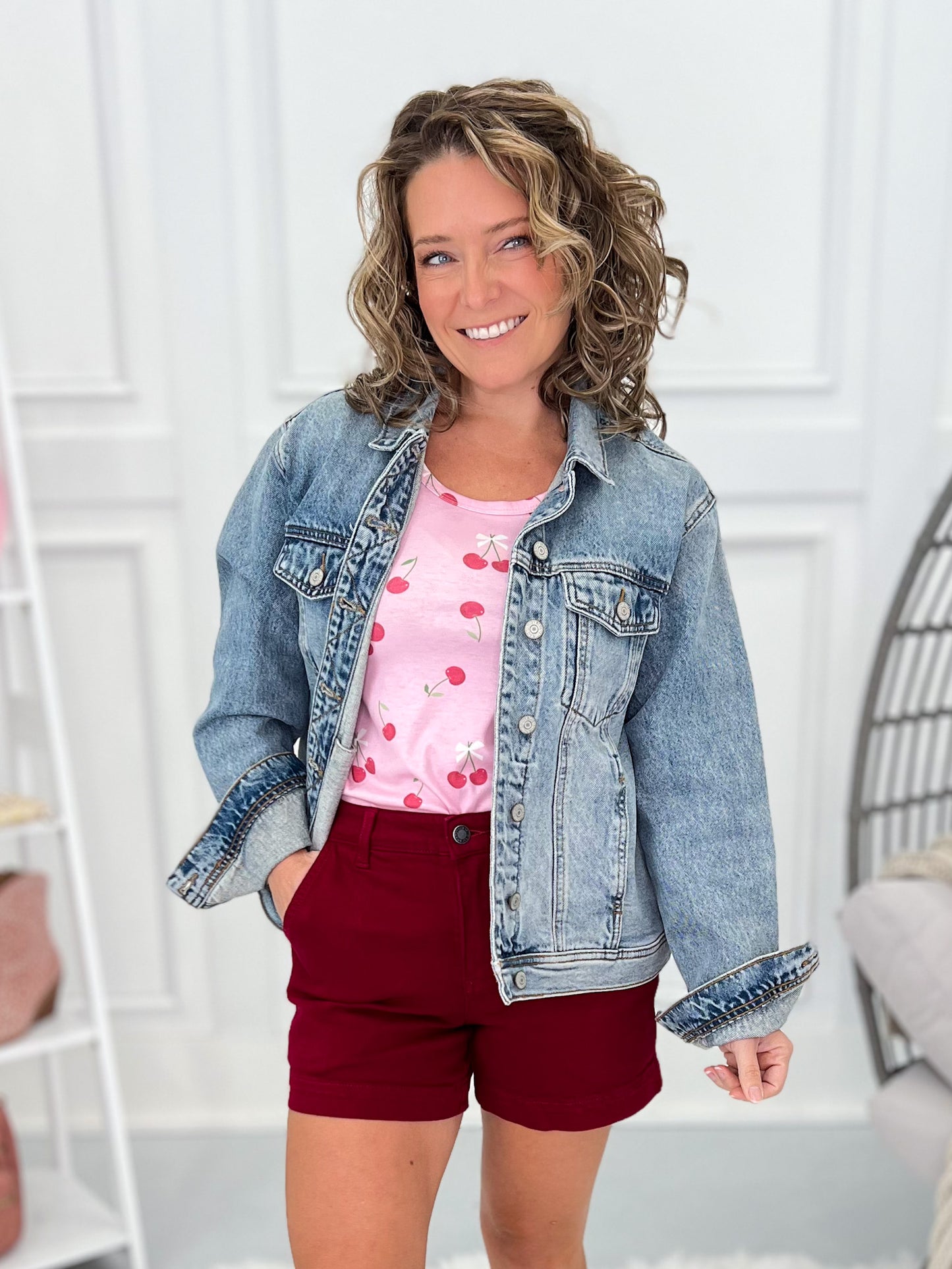 In True Form - Judy Blue Rigid Magic Denim Jacket