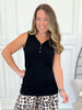 Addison Henley Tank - Black