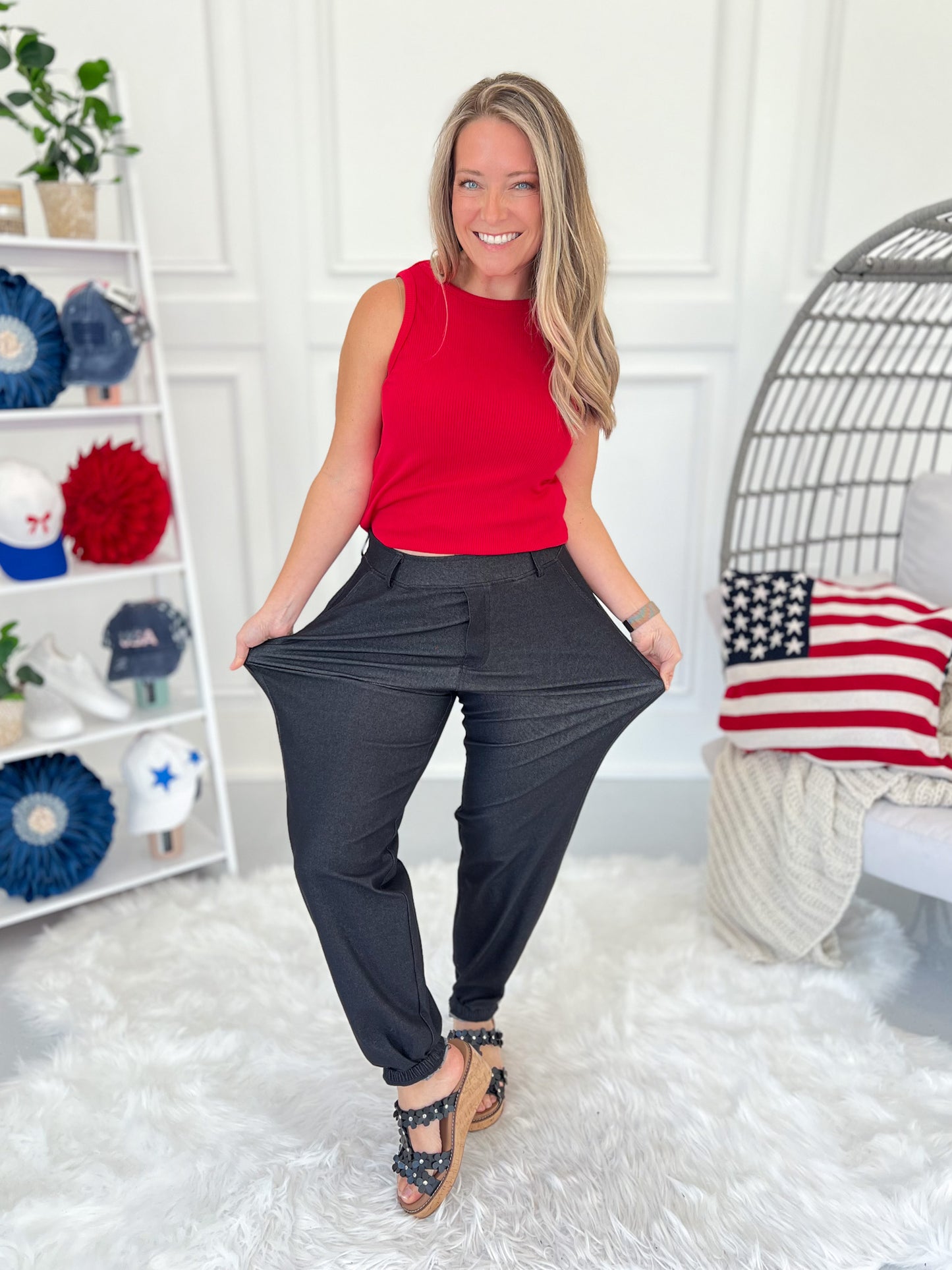 Right With Me Pull On Joggers - Final Sale