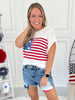 Miss Independent - Judy Blue Stars & Stripes Pocket Shorts