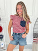 Starry Skies - Judy Blue Star Detail Shorts