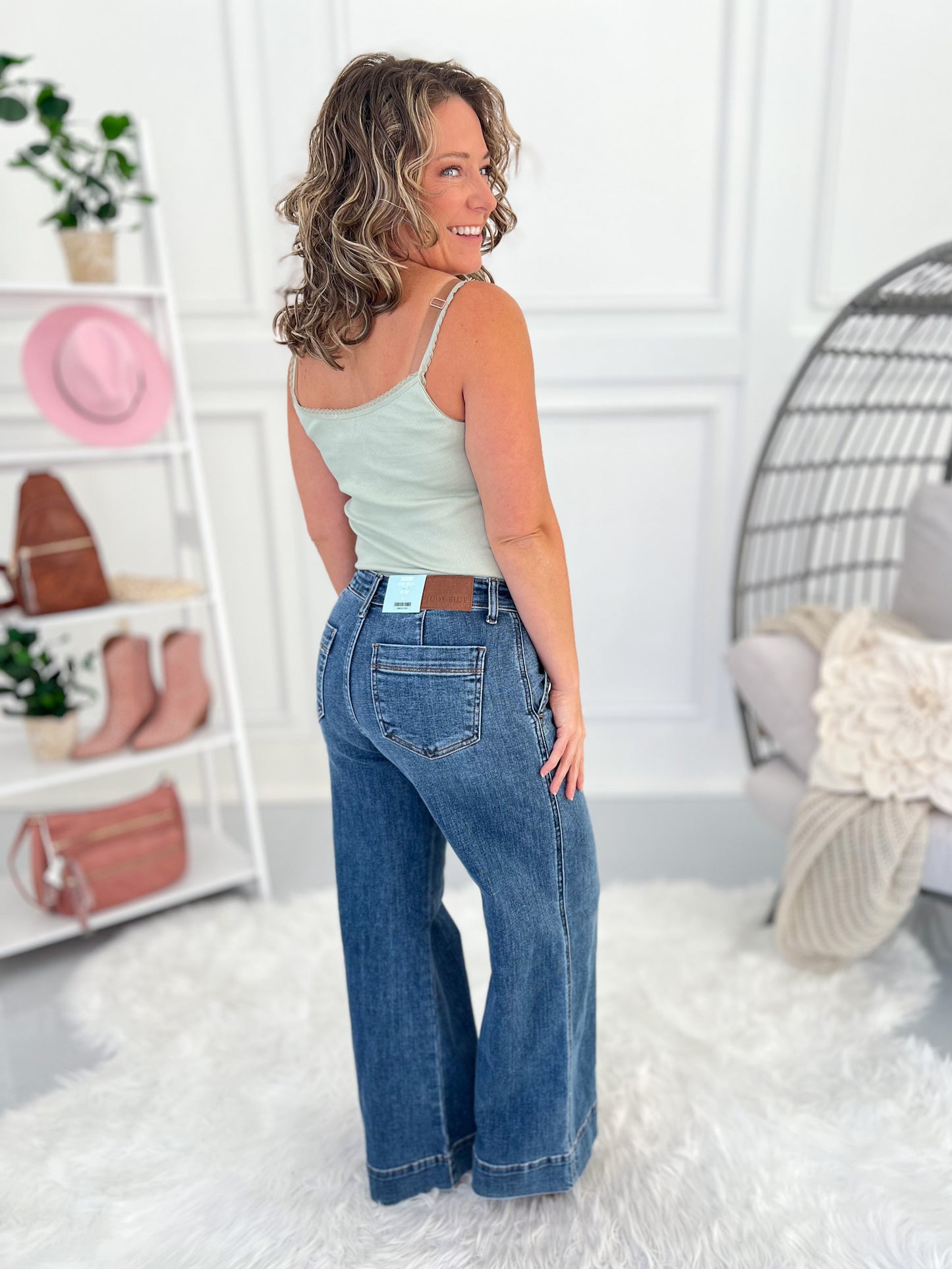 Little Legend - Judy Blue PETITE Retro Wide Leg Jean