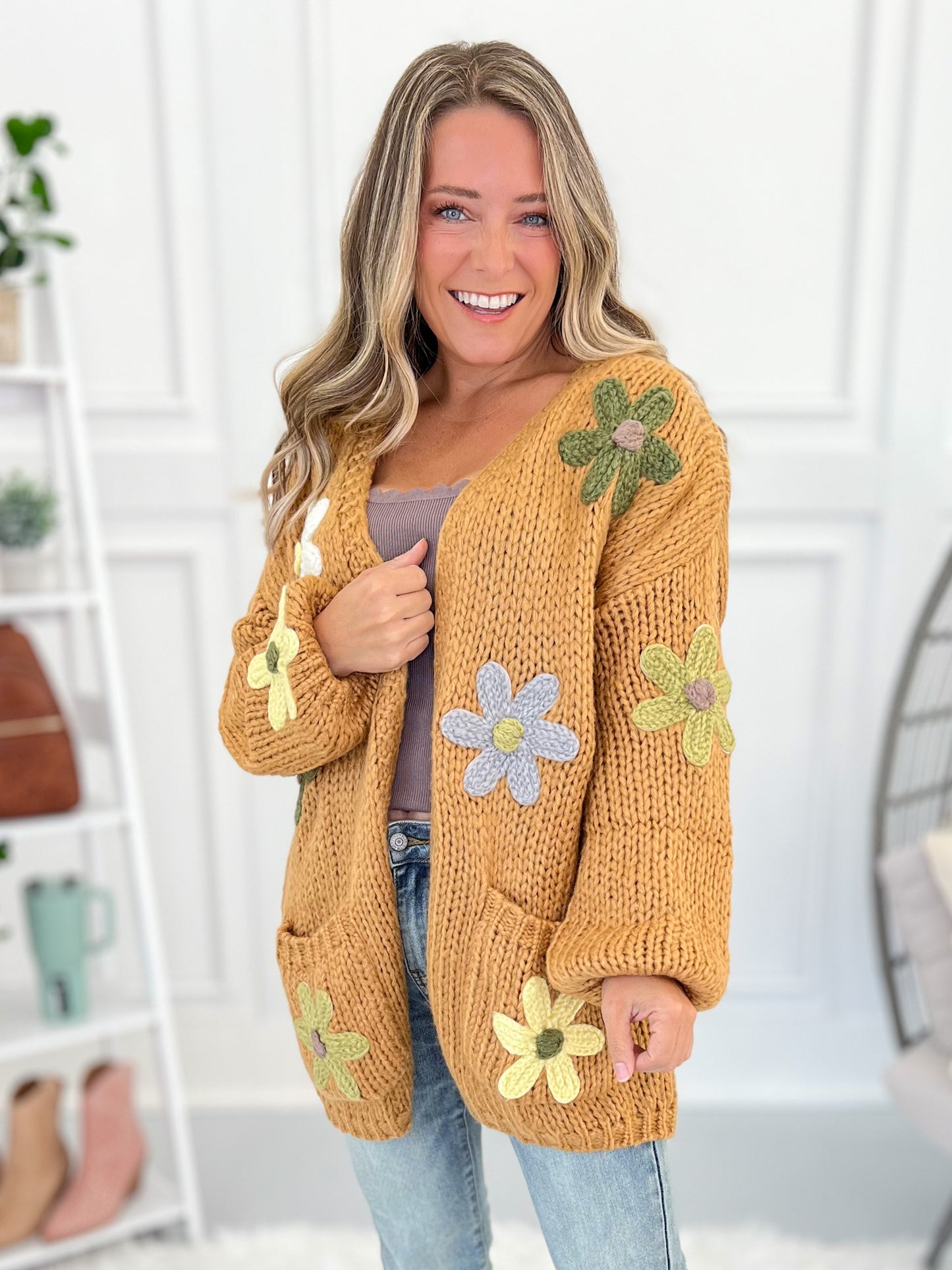 For Real Flowers Cardigan