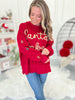 Santa Baby Sparkle Patch Sweatshirt