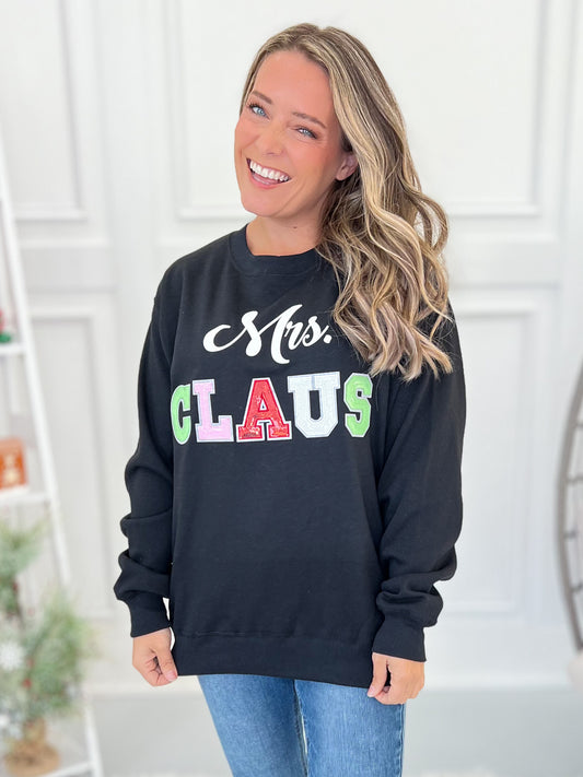 Mrs. Claus Sequin Graphic Sweatshirt- Final Sale