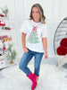 Boots & Bows Christmas Tree Graphic Tee - Final Sale