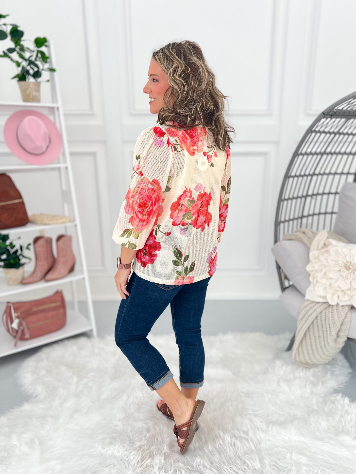 Sure Is A Vibe Mesh Top