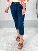 On Repeat - Judy Blue Cuffed Capri
