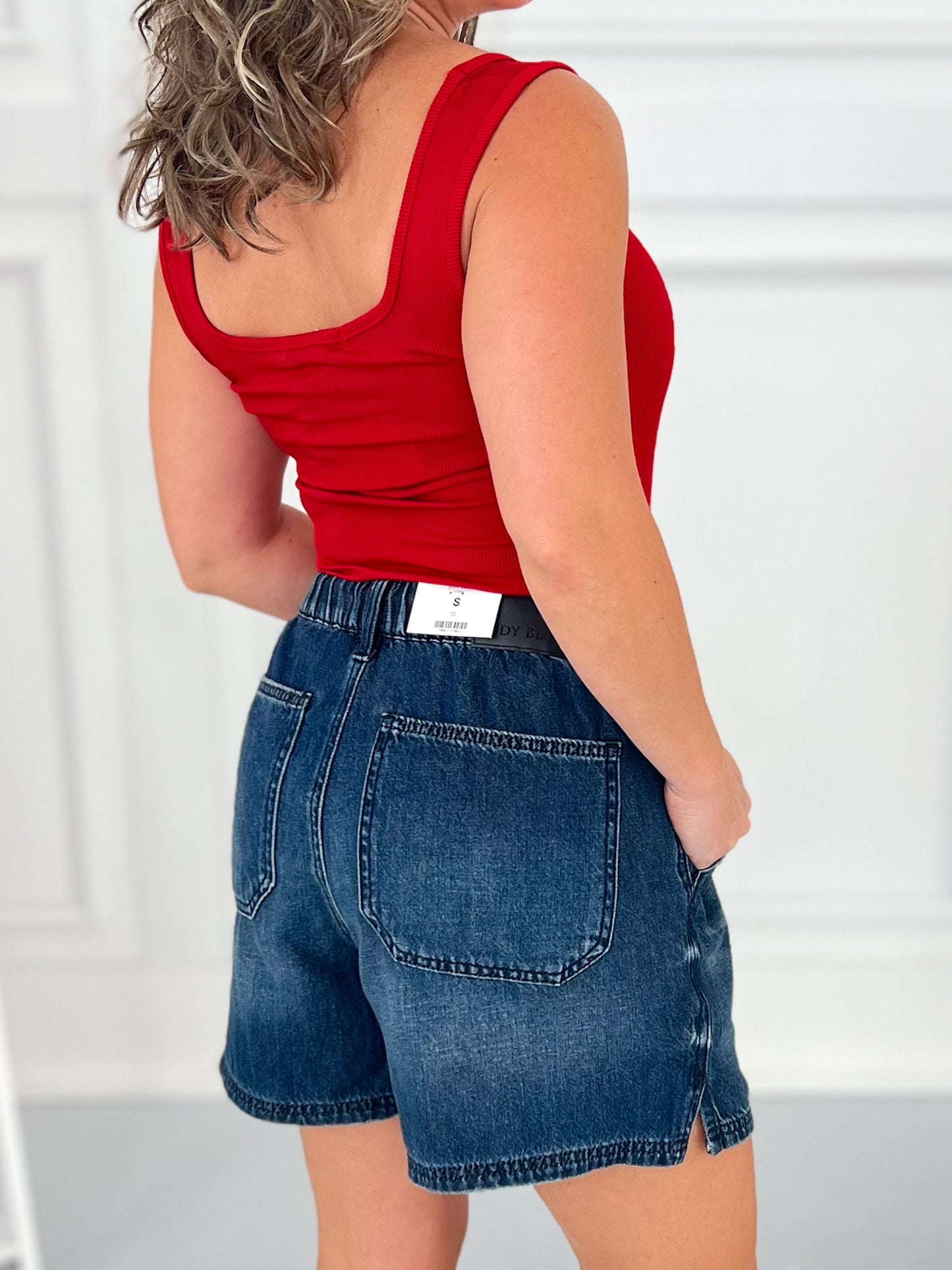 Float Your Boat - Judy Blue Featherweight Baggy Pull On Shorts