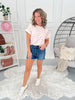 Off Duty - Judy Blue Fray Hem Shorts