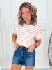 Off Duty - Judy Blue Fray Hem Shorts