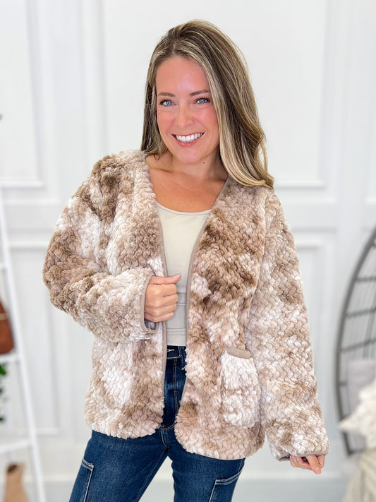 Furry Perfection Cardigan Jacket - Final Sale