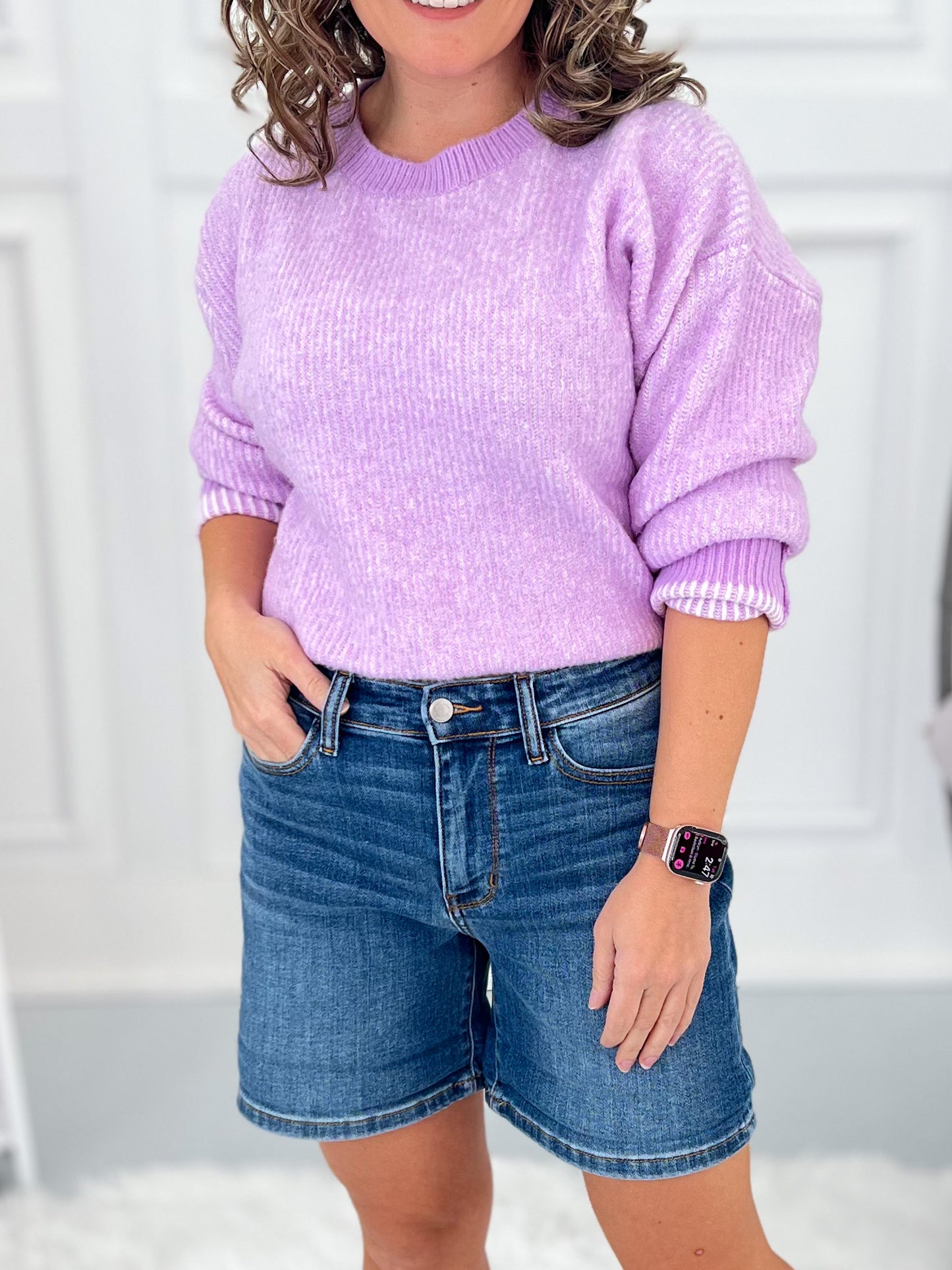 Summer Standard - Judy Blue Slim Fit Cuffed Shorts