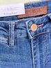Stitch Perfect - Rose Gold Thread Judy Blue Straight Leg Jeans