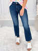 Kickstart My Style - Judy Blue Dark Wash Kick Flare Jeans