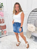 Take My Hand Denim Skort