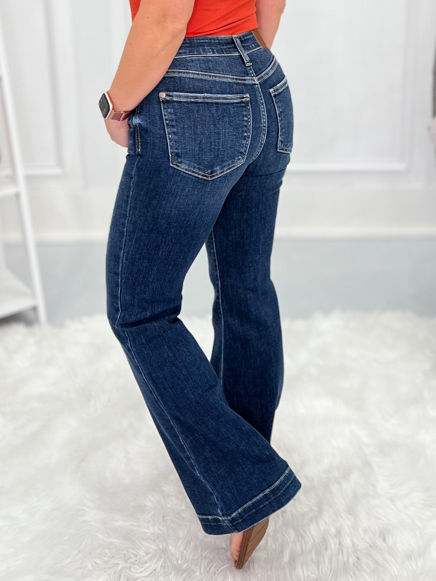 After Hours - Judy Blue PETITE Trouser Flare Jean