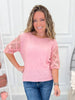 Smell The Roses Knit Top