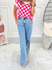 Game On - Judy Blue Stone Wash Retro Wide Leg Jean