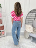 Game On - Judy Blue Stone Wash Retro Wide Leg Jean
