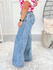 Game On - Judy Blue Stone Wash Retro Wide Leg Jean
