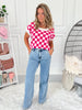 Game On - Judy Blue Stone Wash Retro Wide Leg Jean