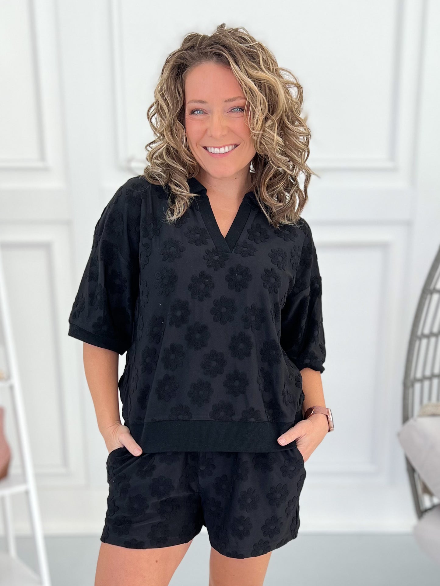 Petal Bliss Matching Shorts Set