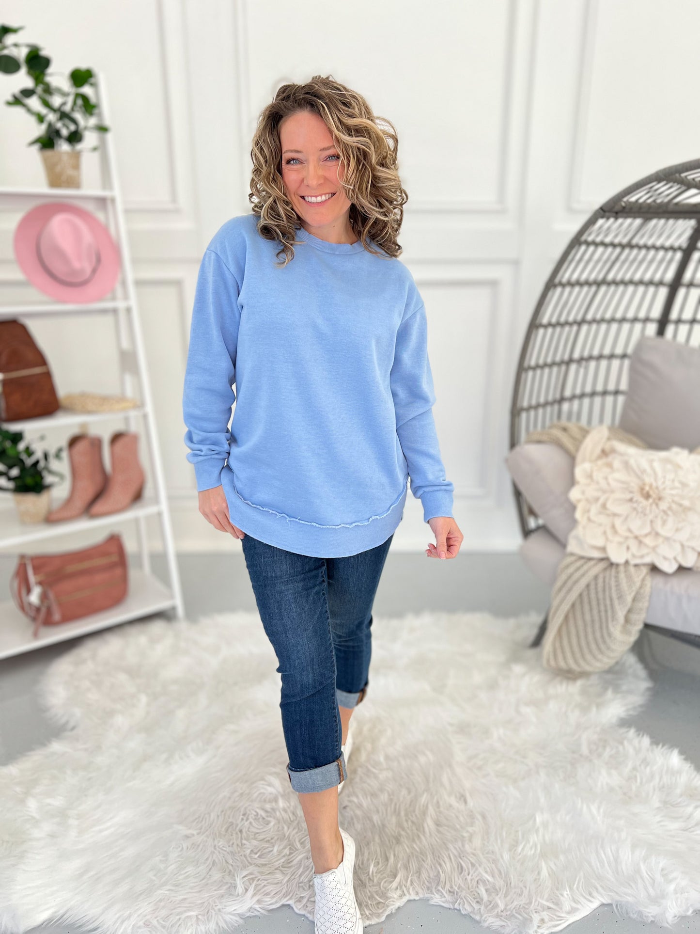Shoreside Memories Pullover Top