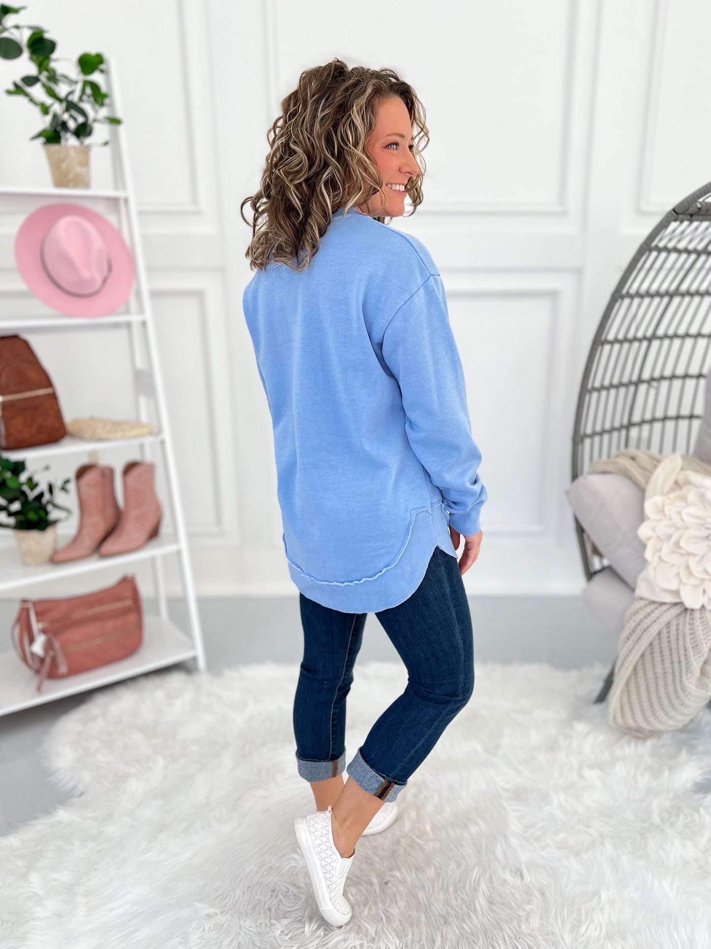 Shoreside Memories Pullover Top
