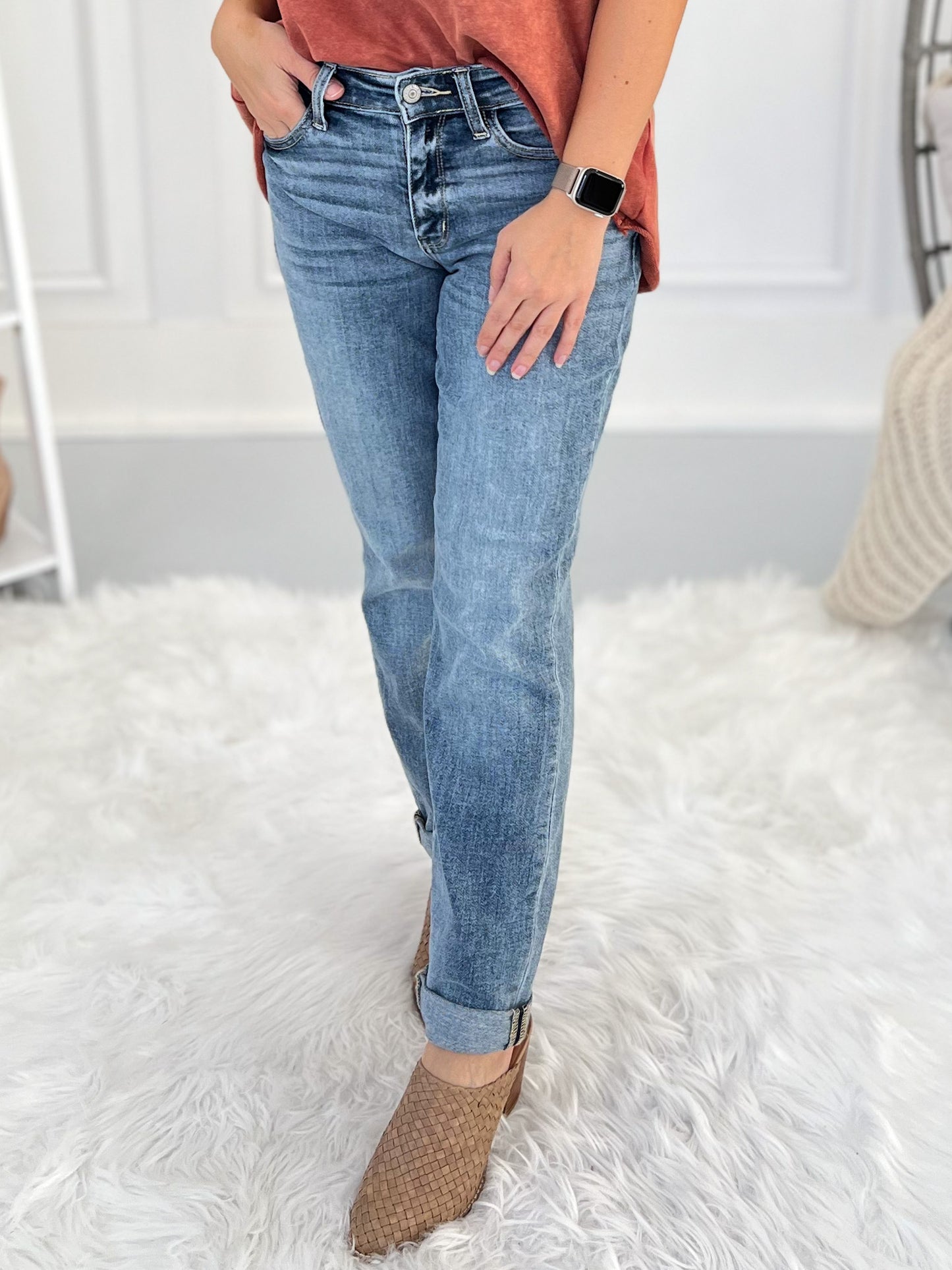 Cake By The Ocean Judy Blue Beach Wash Boyfriend Jeans