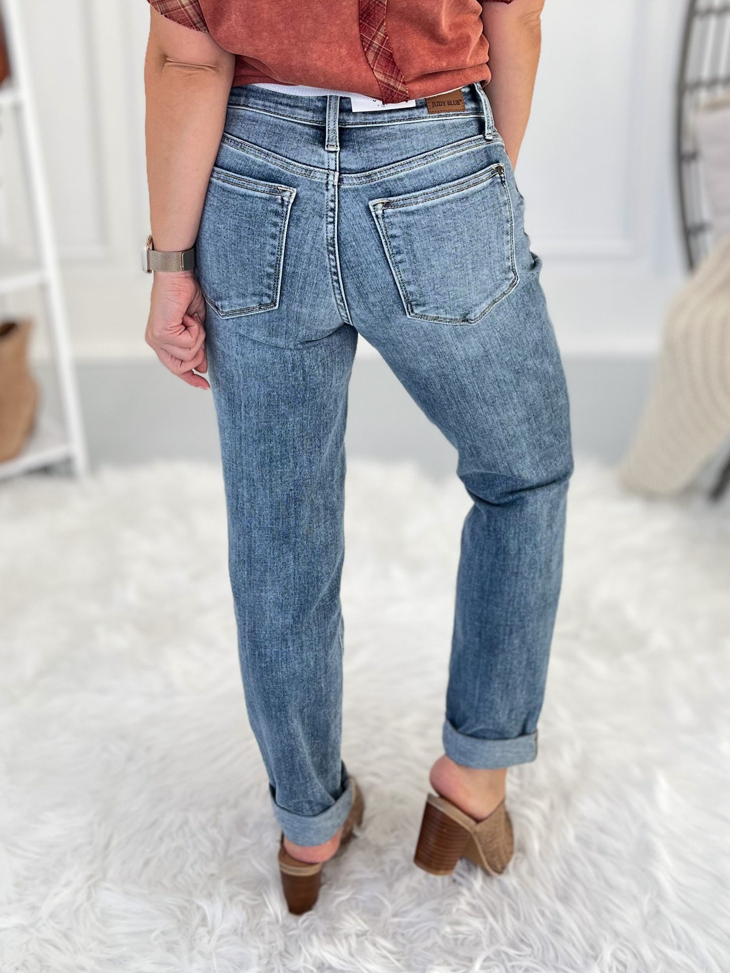 Cake By The Ocean Judy Blue Beach Wash Boyfriend Jeans