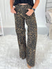 The Cats Meow - Judy Blue Retro Wide Leopard Jeans