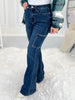 Out Of Pocket - Judy Blue Cargo Bootcut Jeans