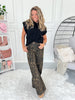 The Cats Meow - Judy Blue Retro Wide Leopard Jeans