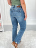 Off The Clock - Judy Blue Vintage Wash Kick Flare Jean