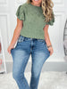 Off The Clock - Judy Blue Vintage Wash Kick Flare Jean