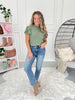 Off The Clock - Judy Blue Vintage Wash Kick Flare Jean