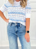 Two For The Show - Judy Blue Double Button Wide Leg Jean