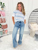 Two For The Show - Judy Blue Double Button Wide Leg Jean