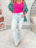 Lighten Up - Judy Blue Distressed Bootcut Jeans
