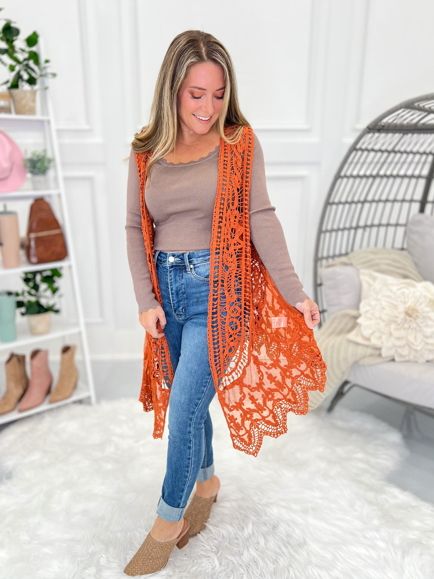 Love The Lace Crochet Cardigan