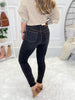 Fact Or Fiction - Judy Blue Tummy Control Black Washed Skinny Jeans - Final Sale