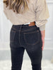 Fact Or Fiction - Judy Blue Tummy Control Black Washed Skinny Jeans - Final Sale