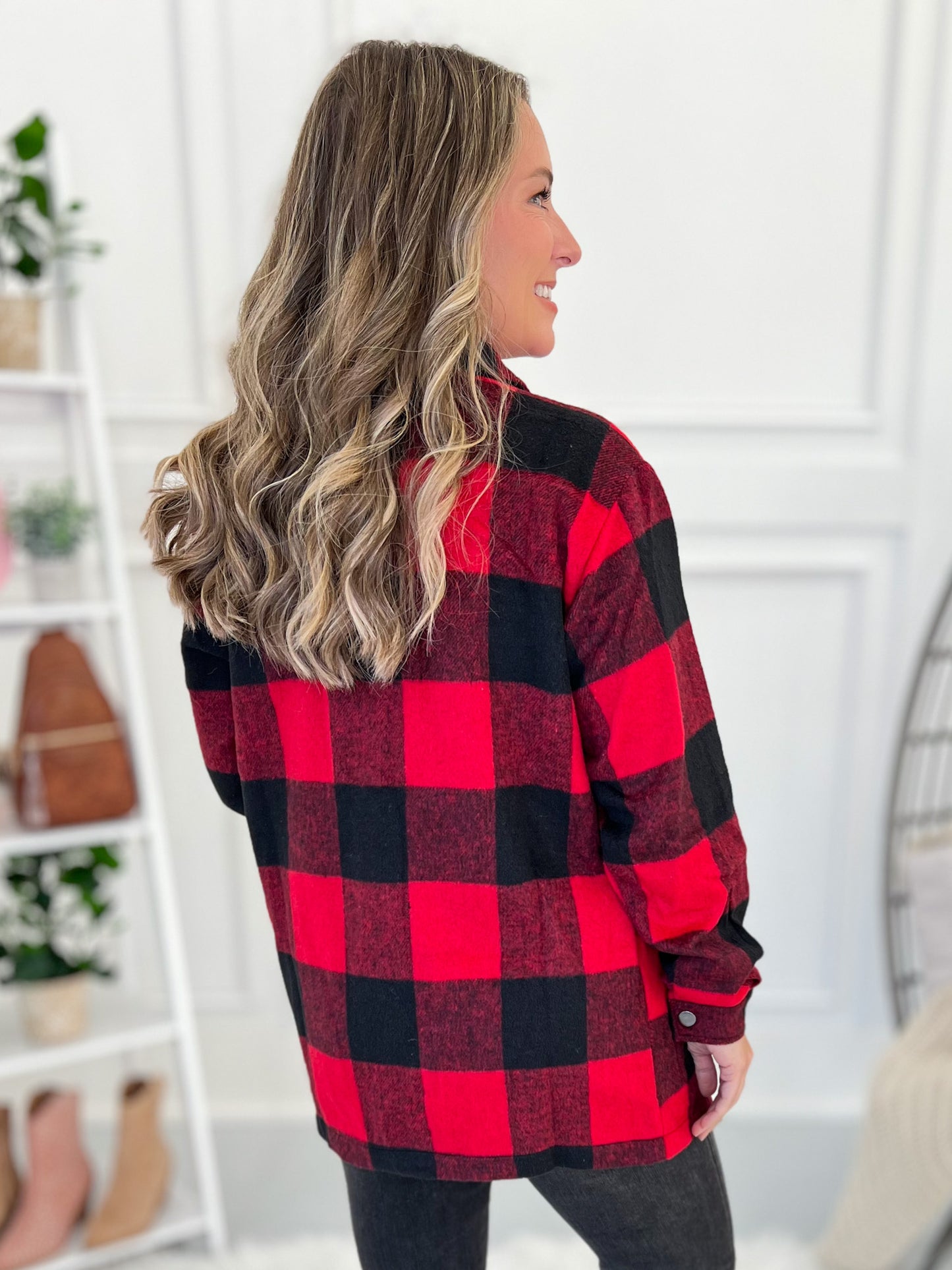 Norah Shacket - Buffalo Plaid- Final Sale