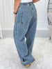 Works Out Great Denim Pants