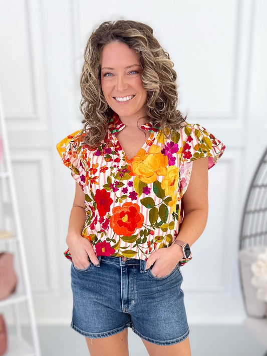 Botanical Bloom Top