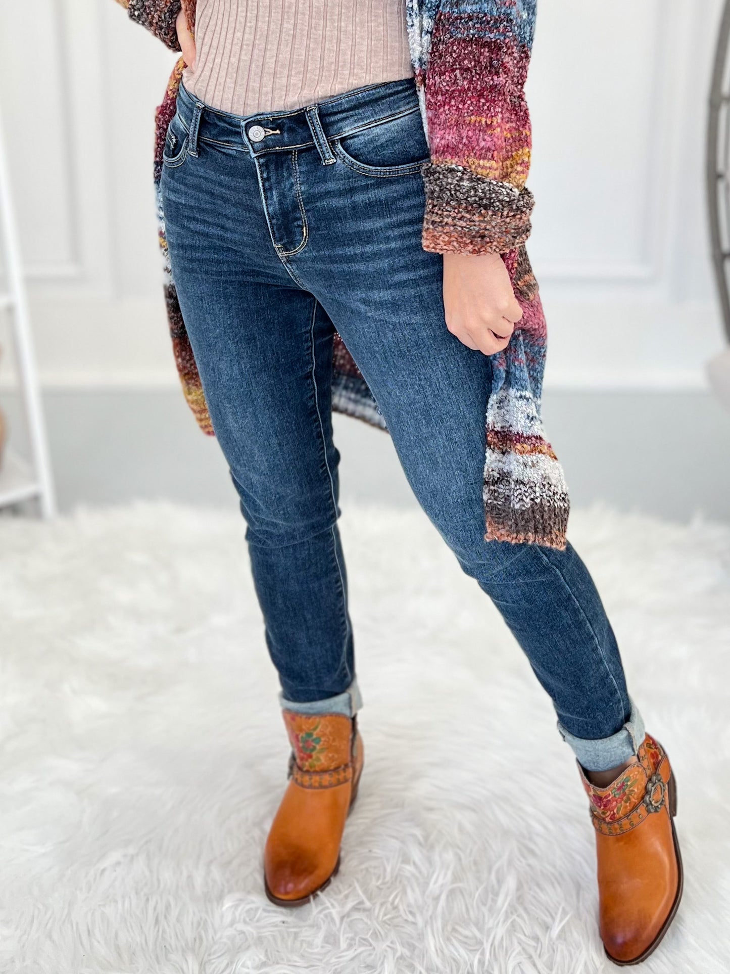 Hot Pants - Judy Blue Thermal Skinny Jeans