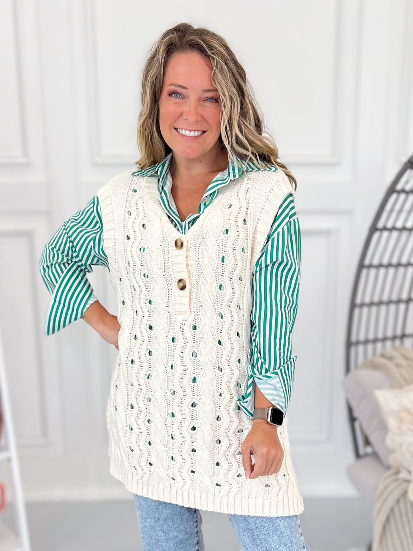 The Look Ahead Button Up Top